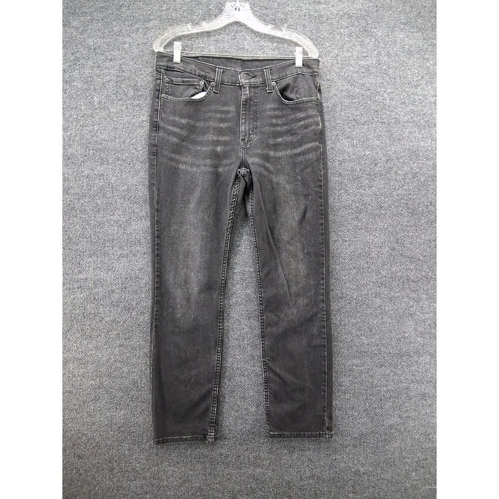 Levis 511 Jeans Mens 34x29 Black Denim